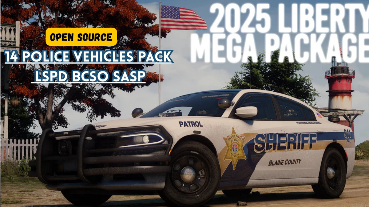 2025 Whelen Liberty Mega Package FiveM | ULC Open Source | 14 Police Vehicles Pack LSPD BCSO SASP